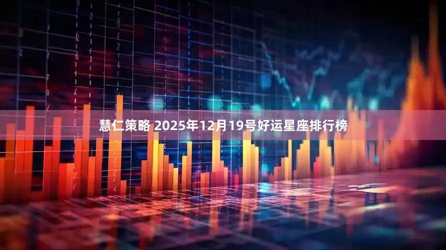 慧仁策略 2025年12月19号好运星座排行榜